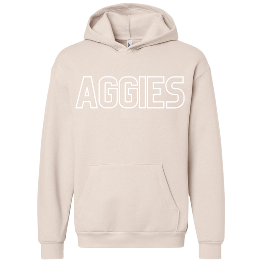 White Aggies Hoodie
