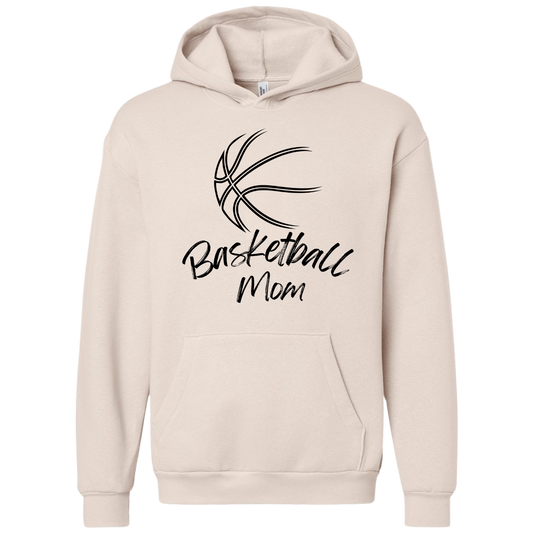 Black Basketball Mom Hoodie