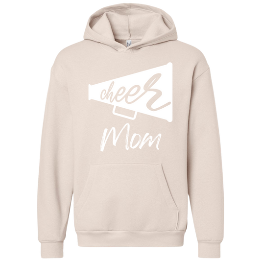 White Cheer Mom Hoodie