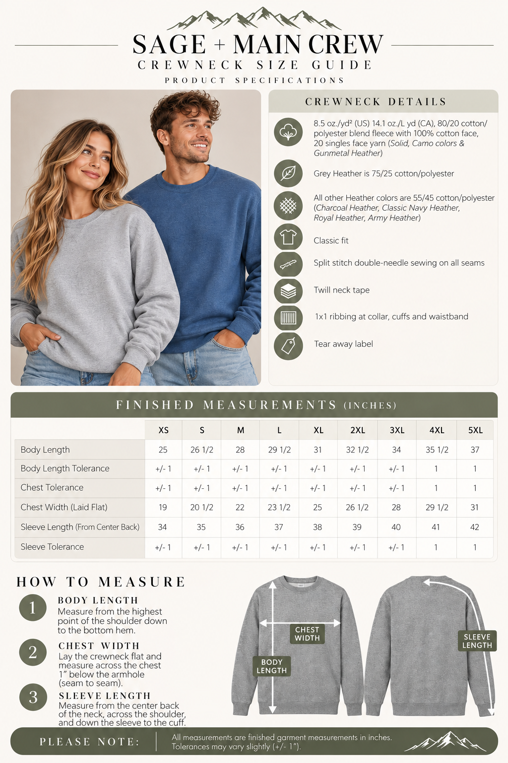 Chosen Known Loved Crewneck