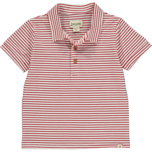 Flagstaff Stripe Polo - Red/White
