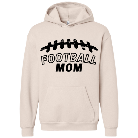 Black Football Mom Hoodie