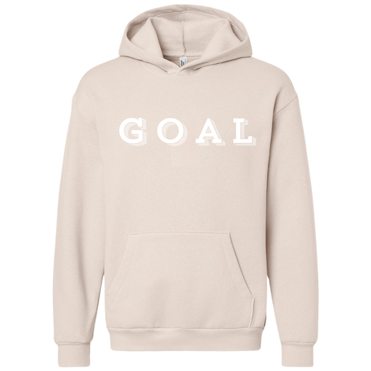 White Goal Hoodie