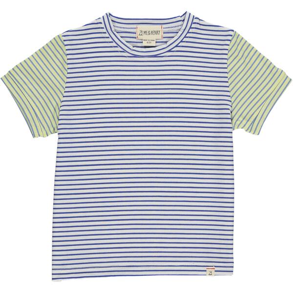 Hastings Raglan Tee - Royal/White/Yellow