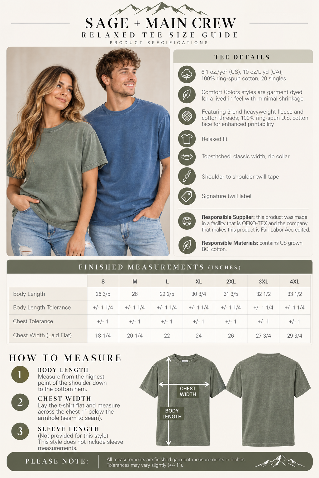 Chosen Known Loved Tee