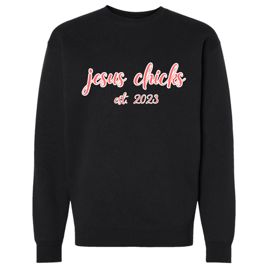 Jesus Chicks Crewneck Sweatshirt
