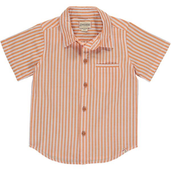 Newport Woven Shirt - Orange/White