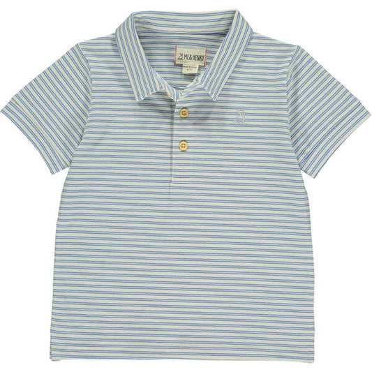 Starboard Stripe Polo - Blue/Cream