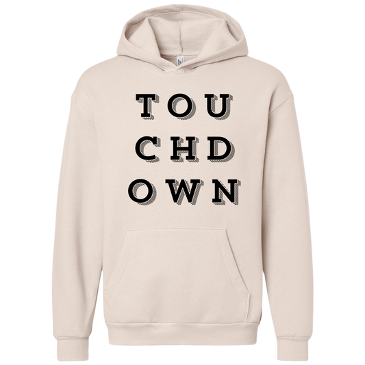 Black Touchdown Hoodie