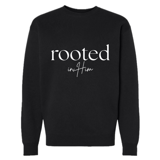 Traditional Rooted in Him Crewneck