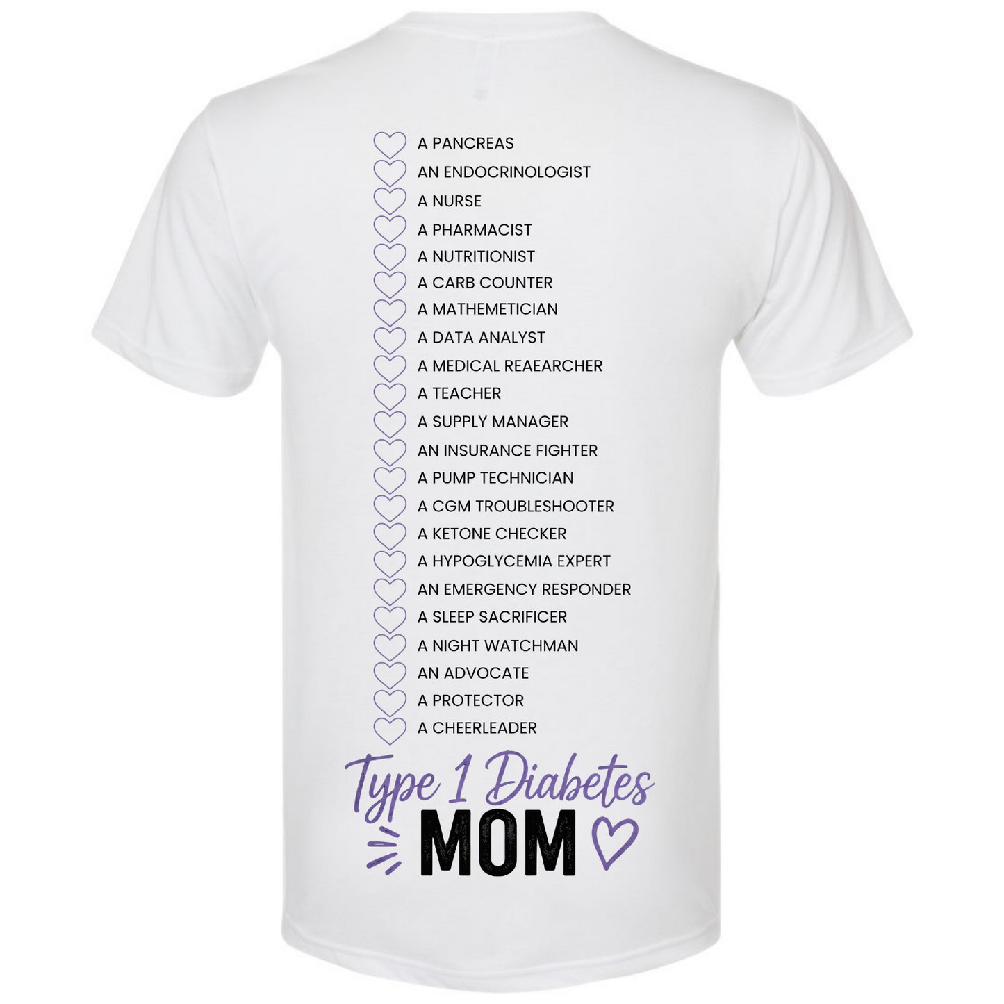 Type 1 Diabetes Mom Tee