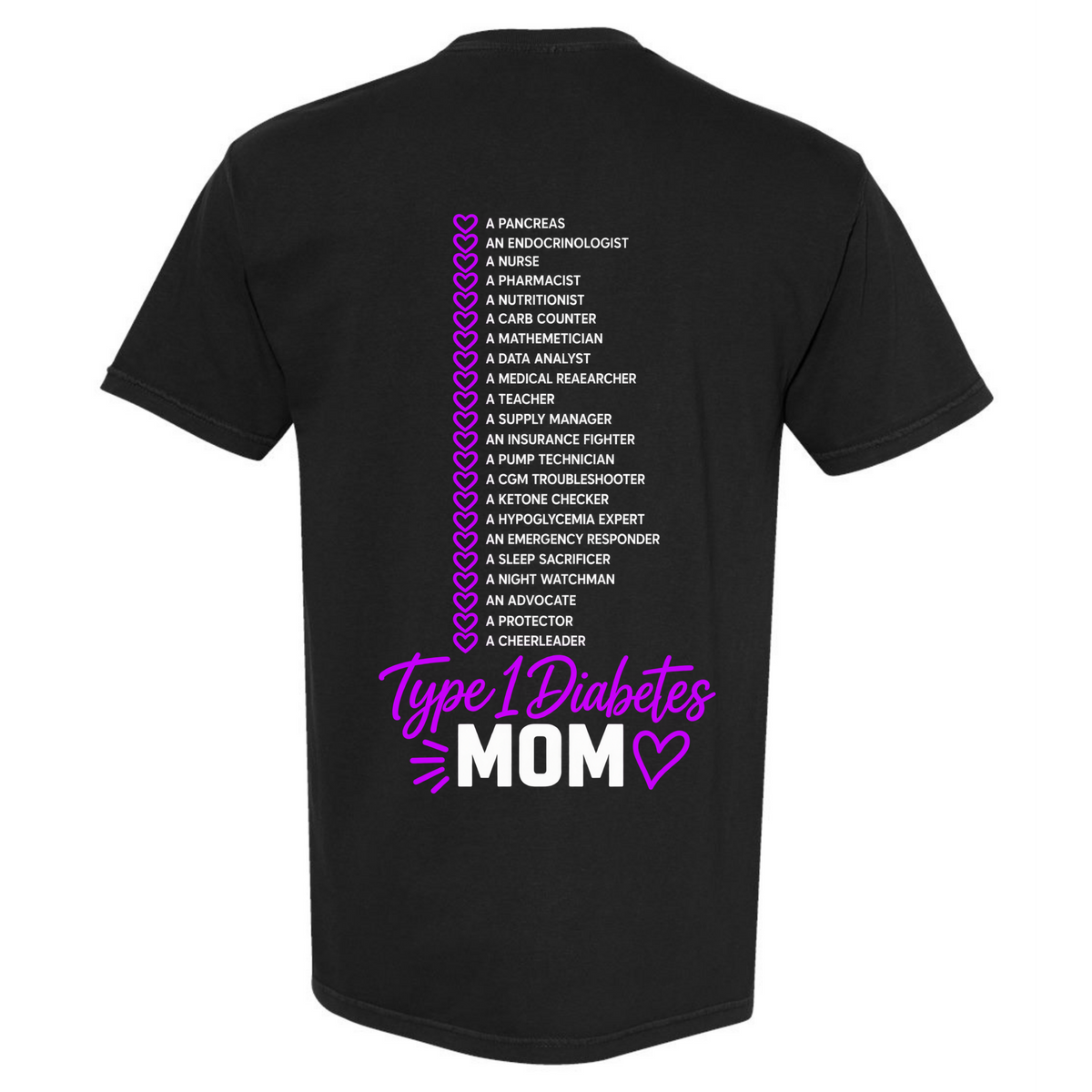 Type 1 Diabetes Mom Tee