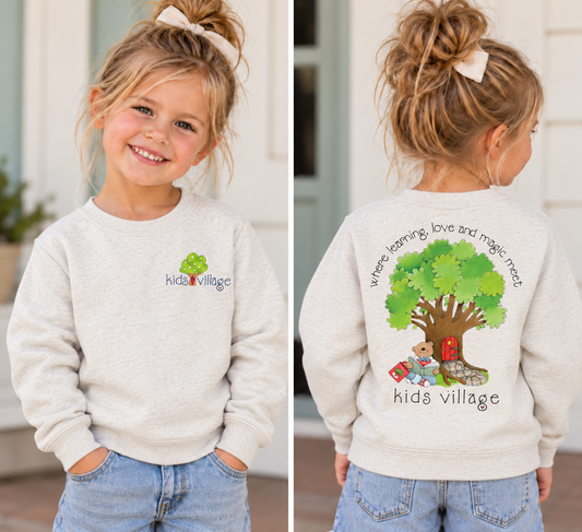 Kids Village 2025 Crewneck Sweatshirt | School Spirit