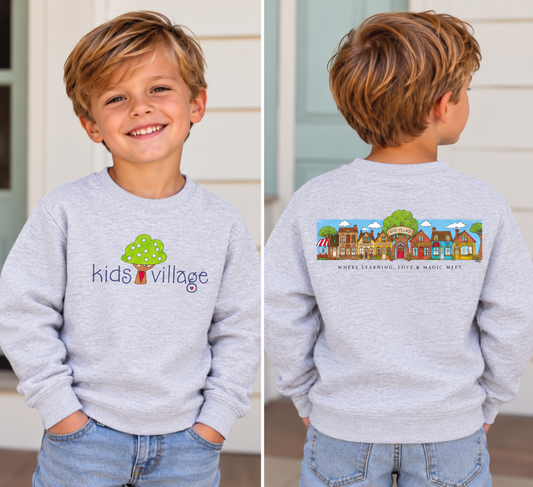Kids Village 2026 Crewneck Sweatshirt | School Spirit