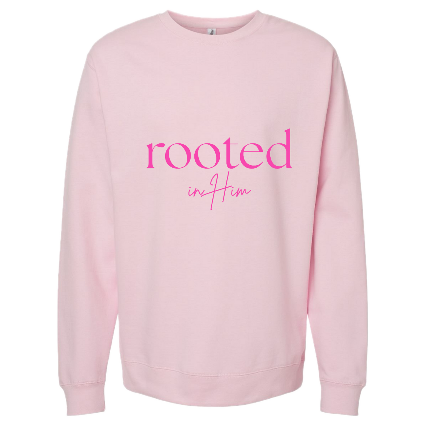 Traditional Rooted in Him Crewneck