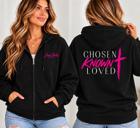 Chosen Known Loved Zip Up Hoodie