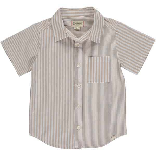 Arthur Stripe Shirt - Beige/White