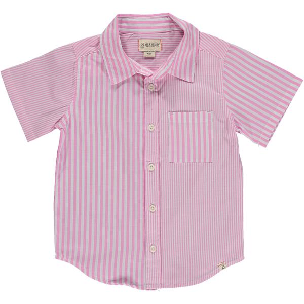 Arthur Stripe Shirt - Pink/White