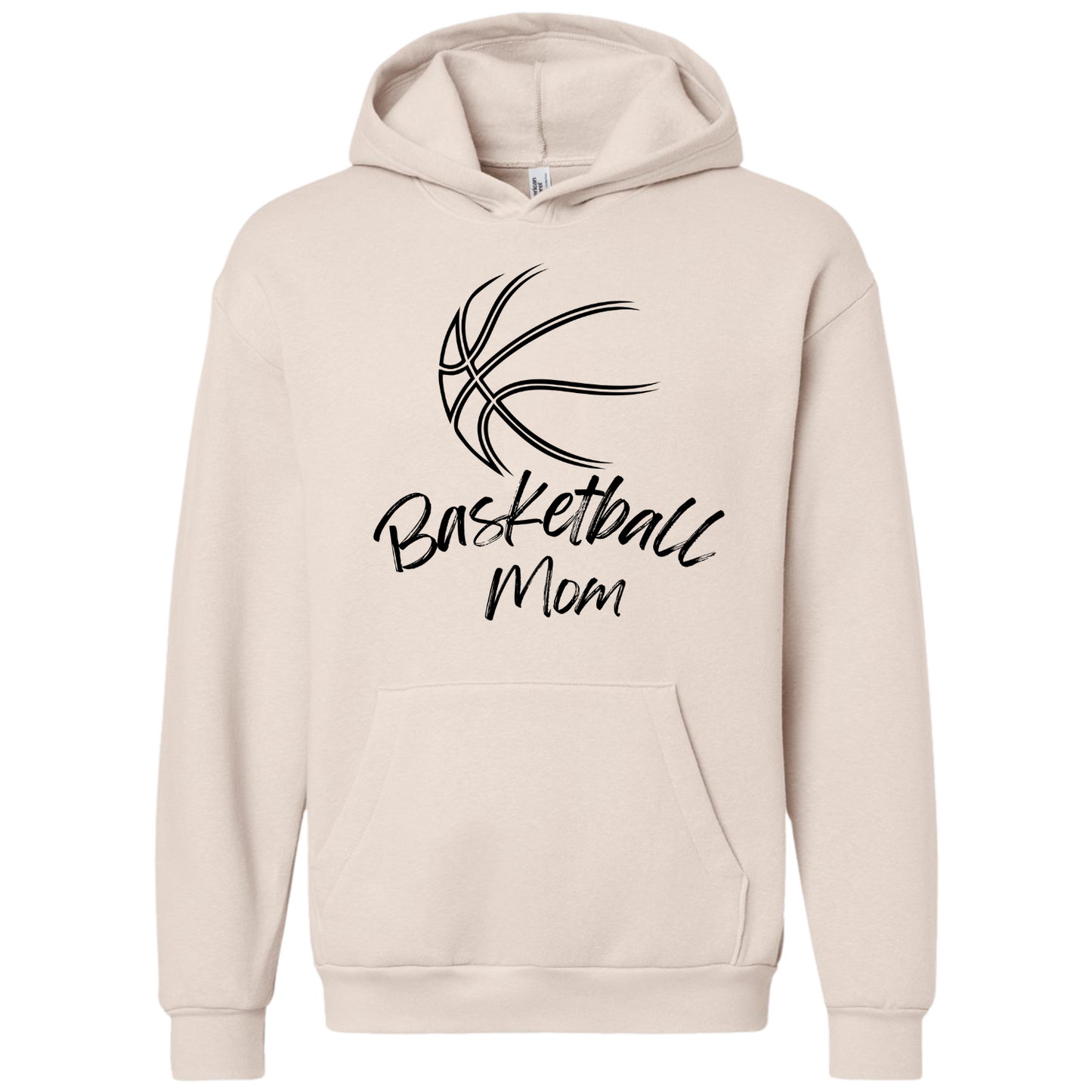 Black Basketball Mom Hoodie