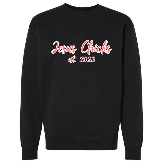 Jesus Chicks Crewneck Sweatshirt