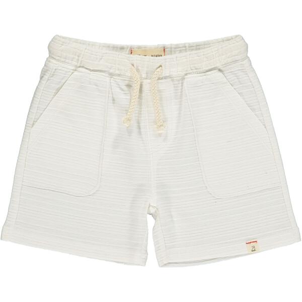 BluePeter Ribbed Shorts - White