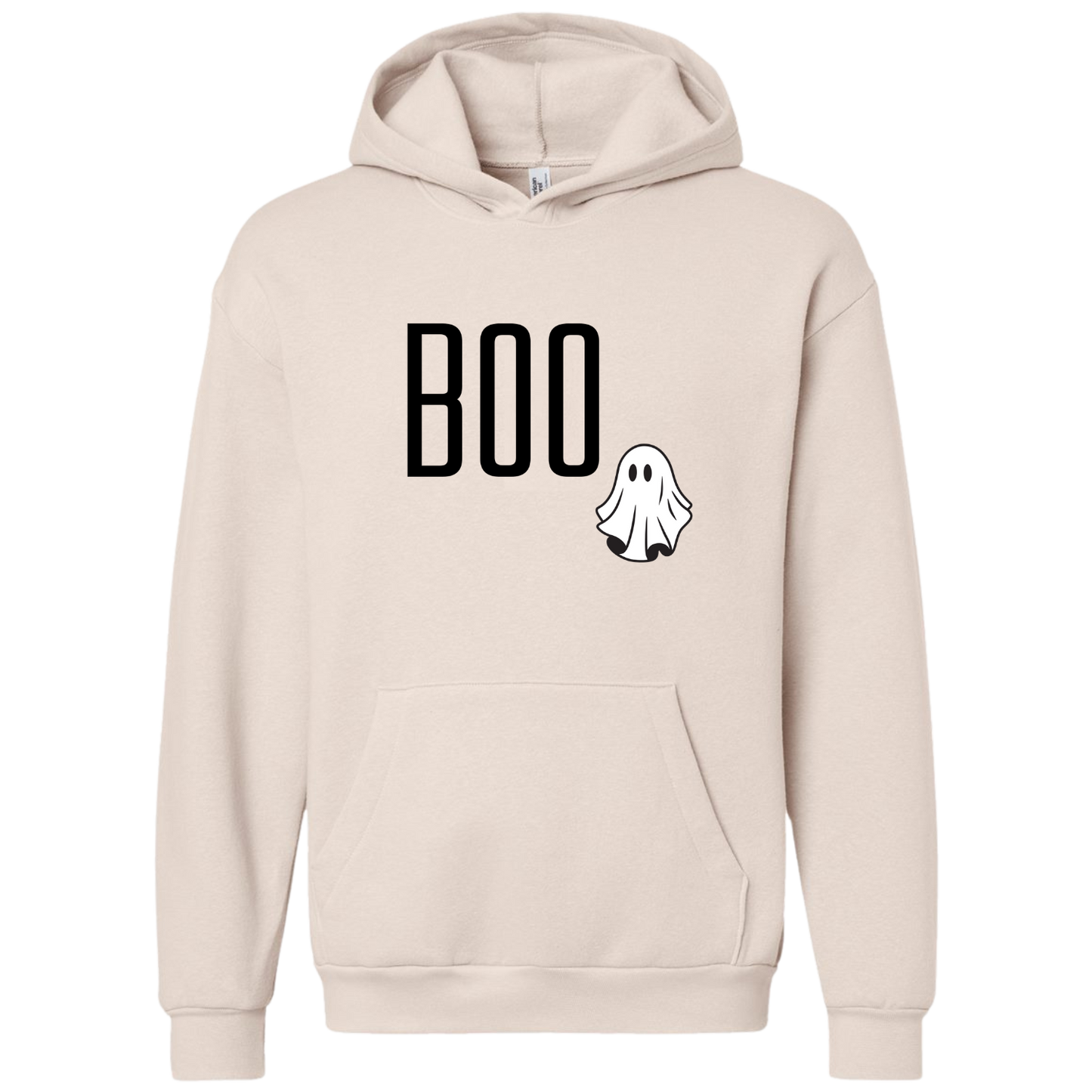 Black Boo Ghost Hoodie