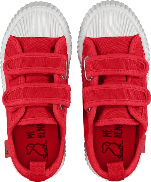 Brewster Red Double Strap Velcro Shoes