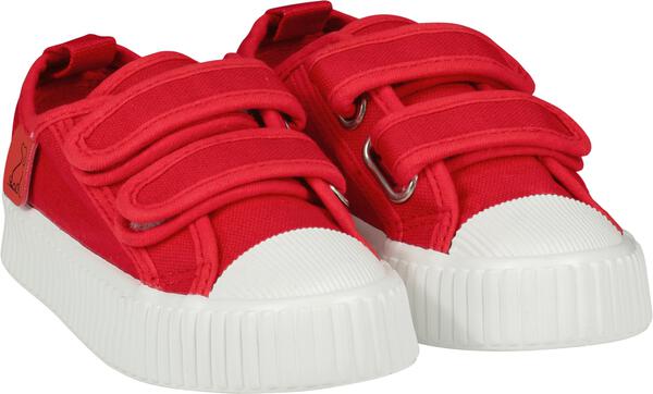 Brewster Red Double Strap Velcro Shoes