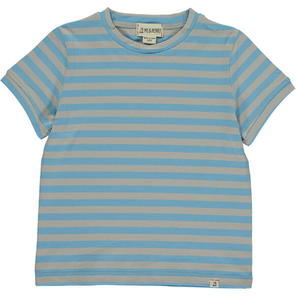 Camber Stripe Tee - Blue/Grey