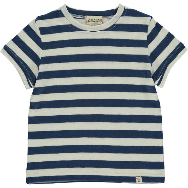 Camber Stripe Tee - Navy/White