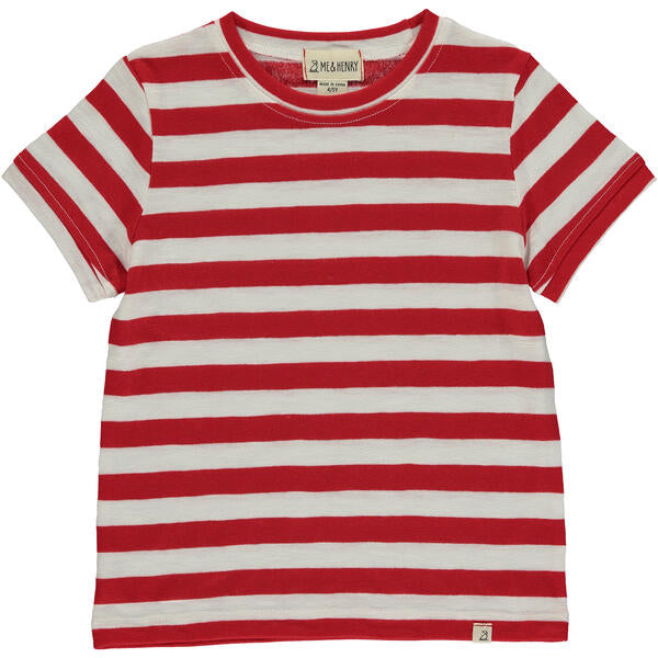 Camber Stripe Tee - Red/White