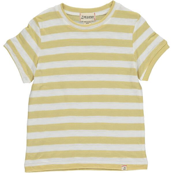 Camber Stripe Tee - Yellow/White