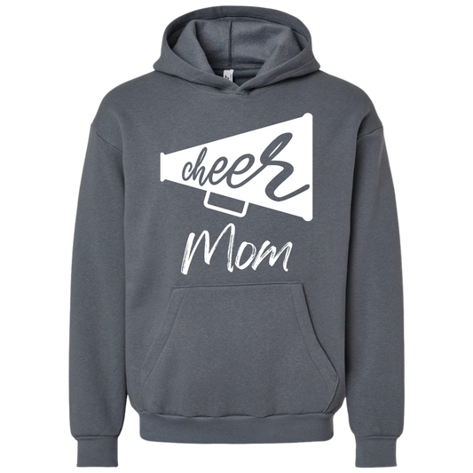 White Cheer Mom Hoodie