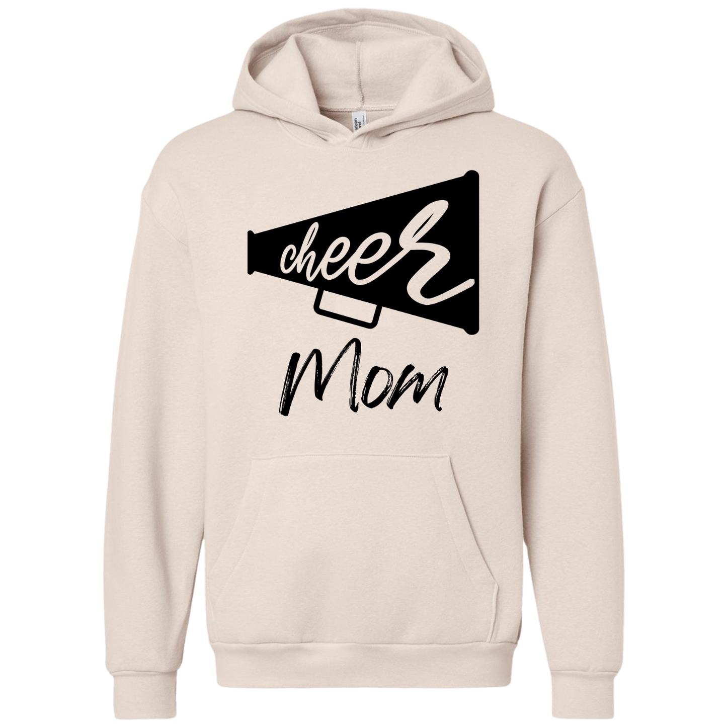 Black Cheer Mom Hoodie