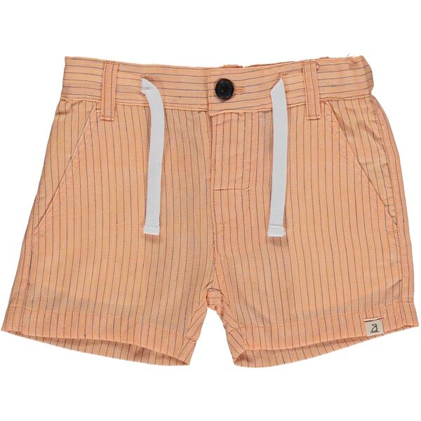 Crew Shorts - Apricot/Navy Stripe