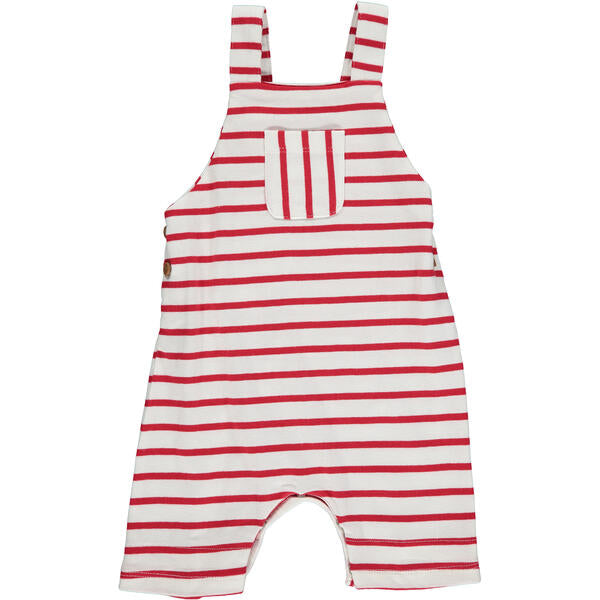 Dandy Overalls - Red/White Stripe