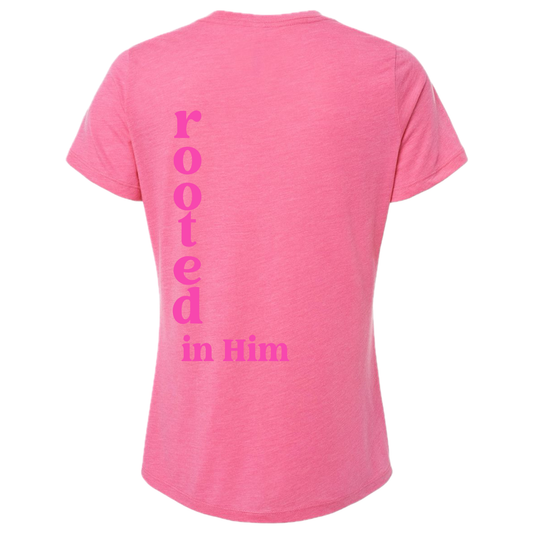 Fitted Modern Rooted in Him Tee