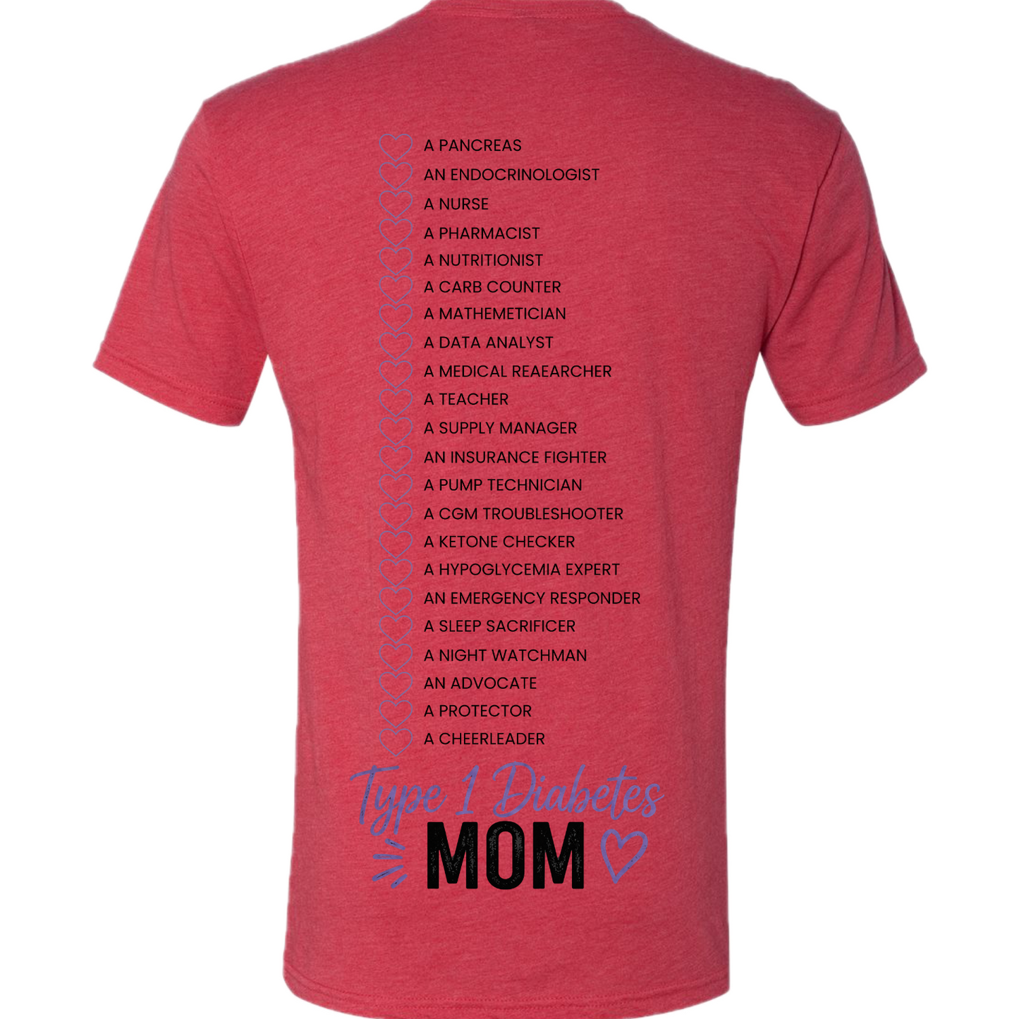 Type 1 Diabetes Mom Tee