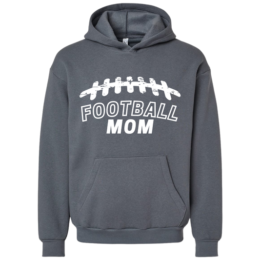 White Football Mom Hoodie