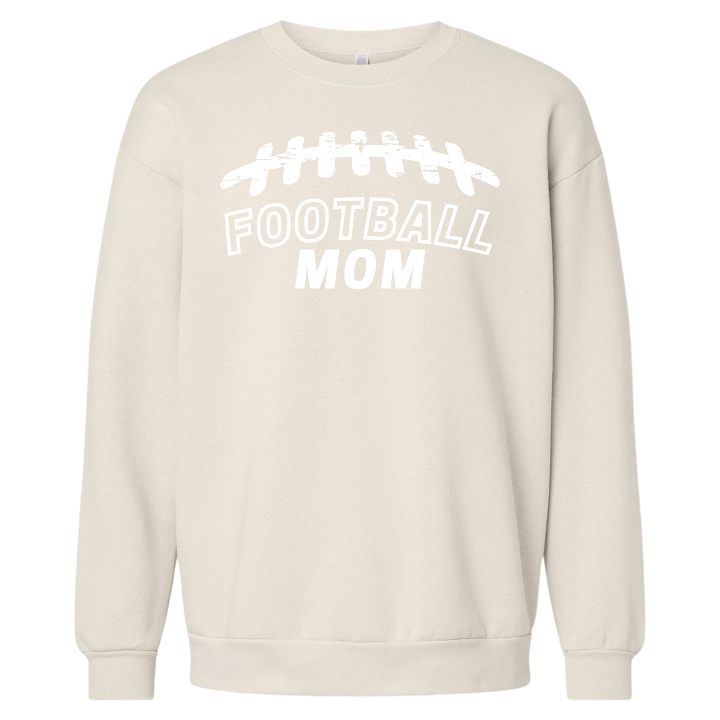 White Football Mom Crew