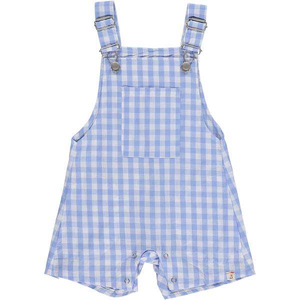 Galleon Overalls - Blue Plaid