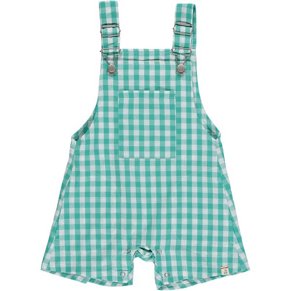 Galleon Overalls - Green Plaid