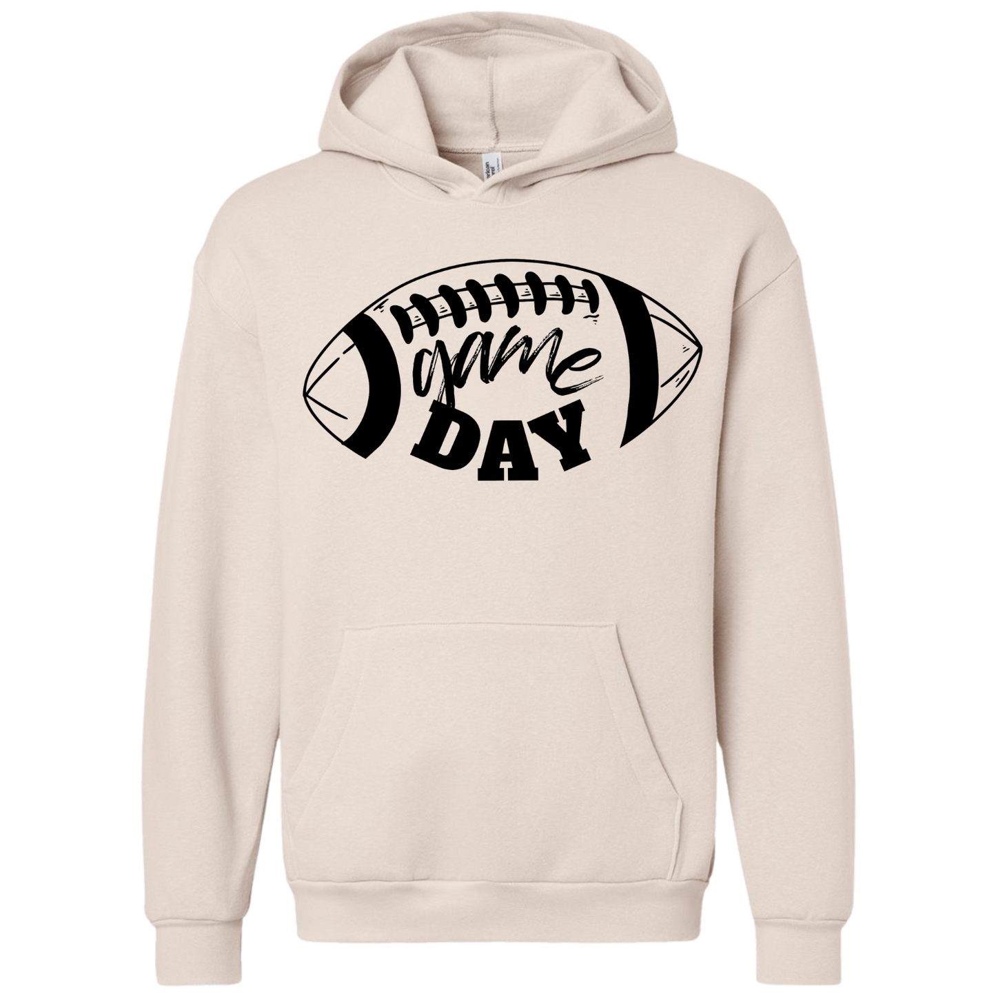 Black Game Day Hoodie