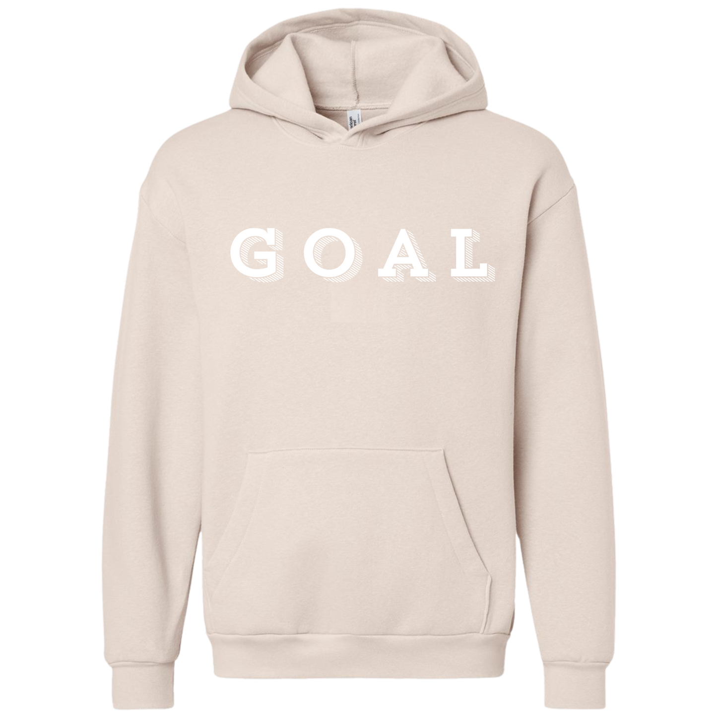 White Goal Hoodie