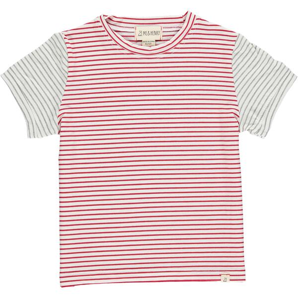 Hastings Raglan Tee - Red/White