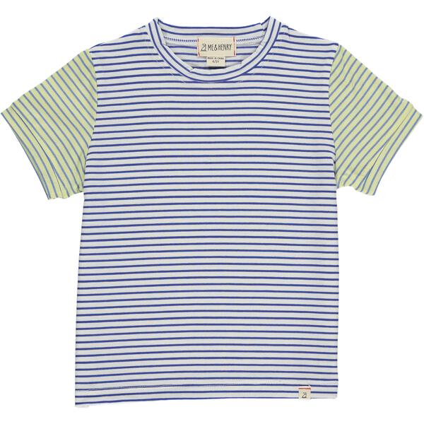 Hastings Raglan Tee - Royal/White/Yellow