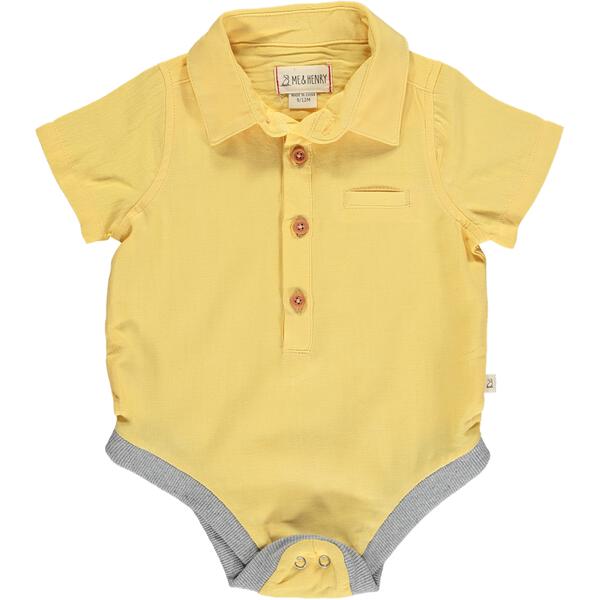 Helford Woven Onesie - Gold