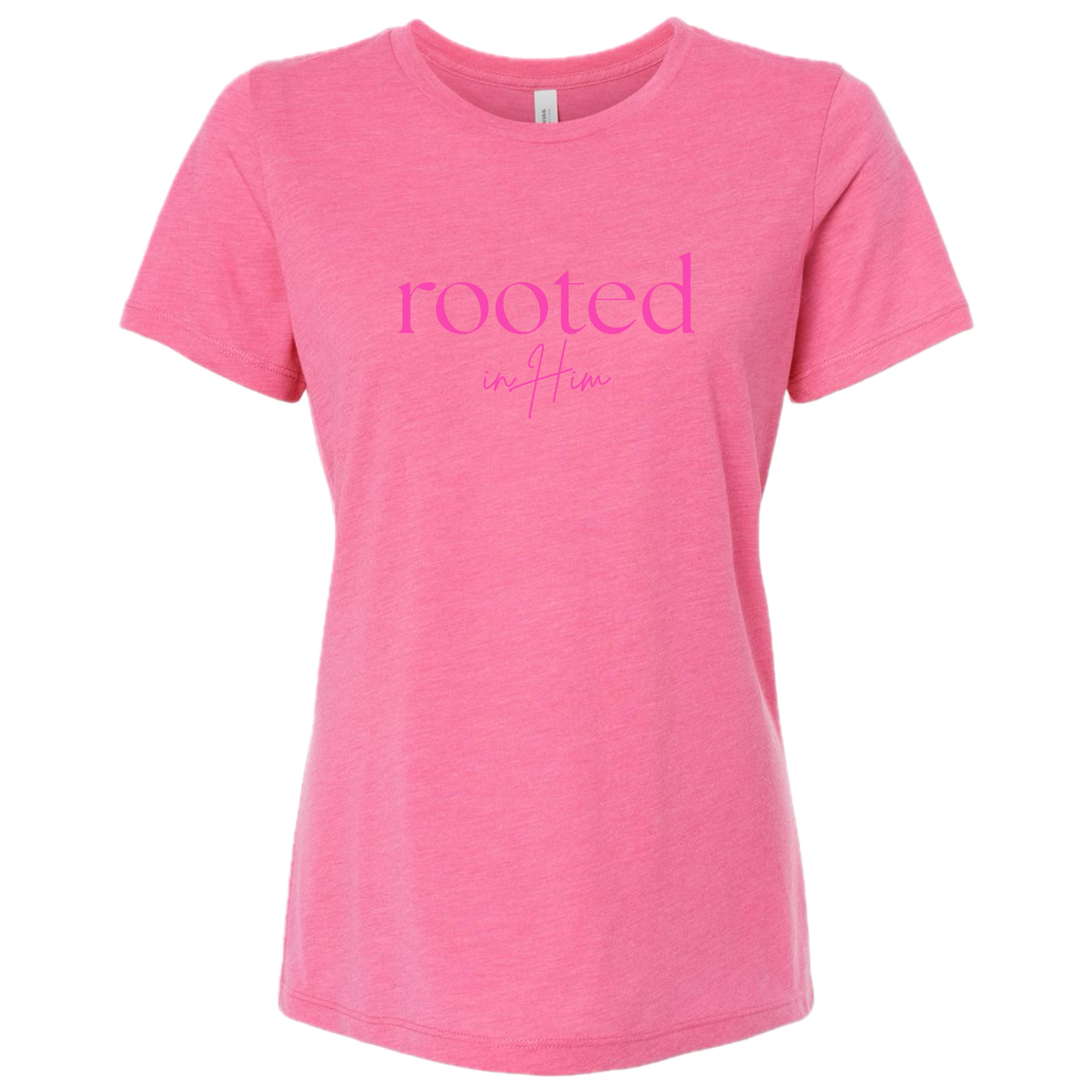 Fitted Traditional Rooted in Him Tee