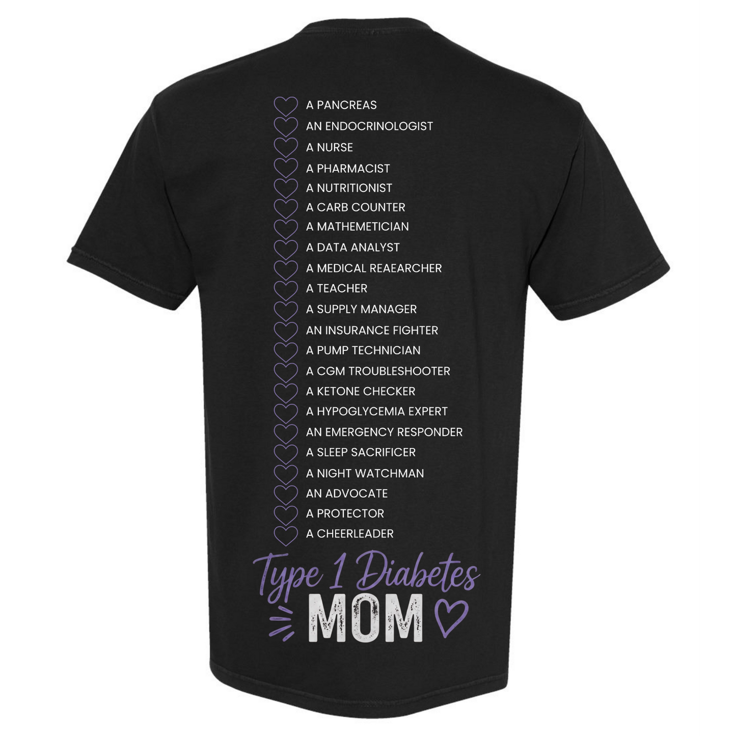 Type 1 Diabetes Mom Tee
