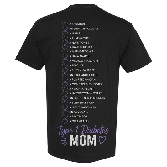 Type 1 Diabetes Mom Tee